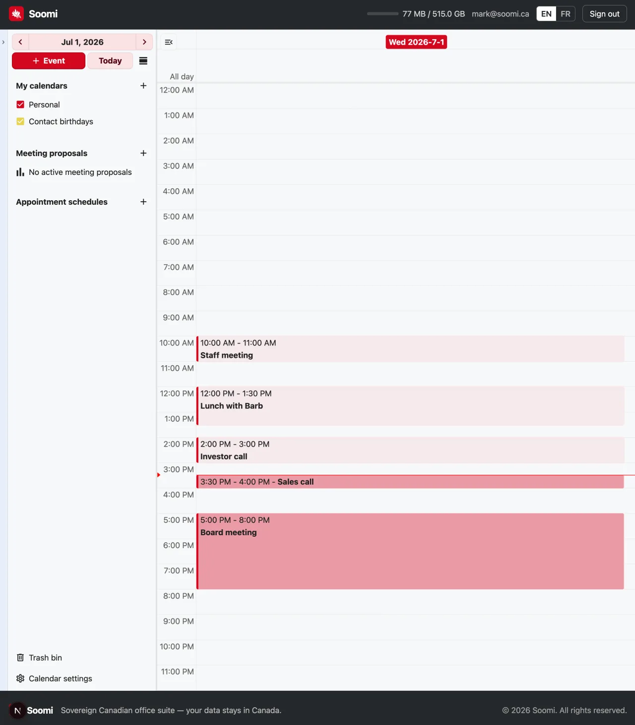 Soomi Calendar