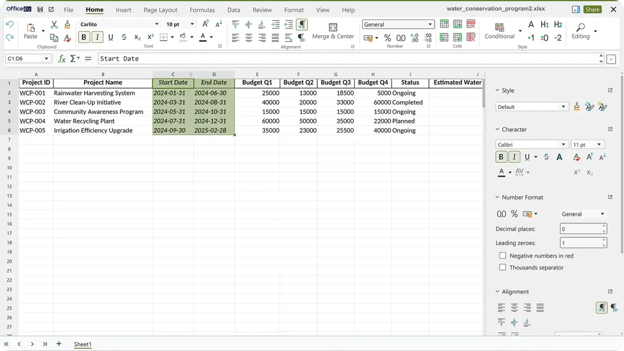 Soomi Spreadsheet